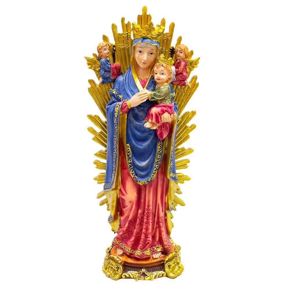 Estátua Imagem Nossa Senhora Do Perpétuo Socorro - 22cm