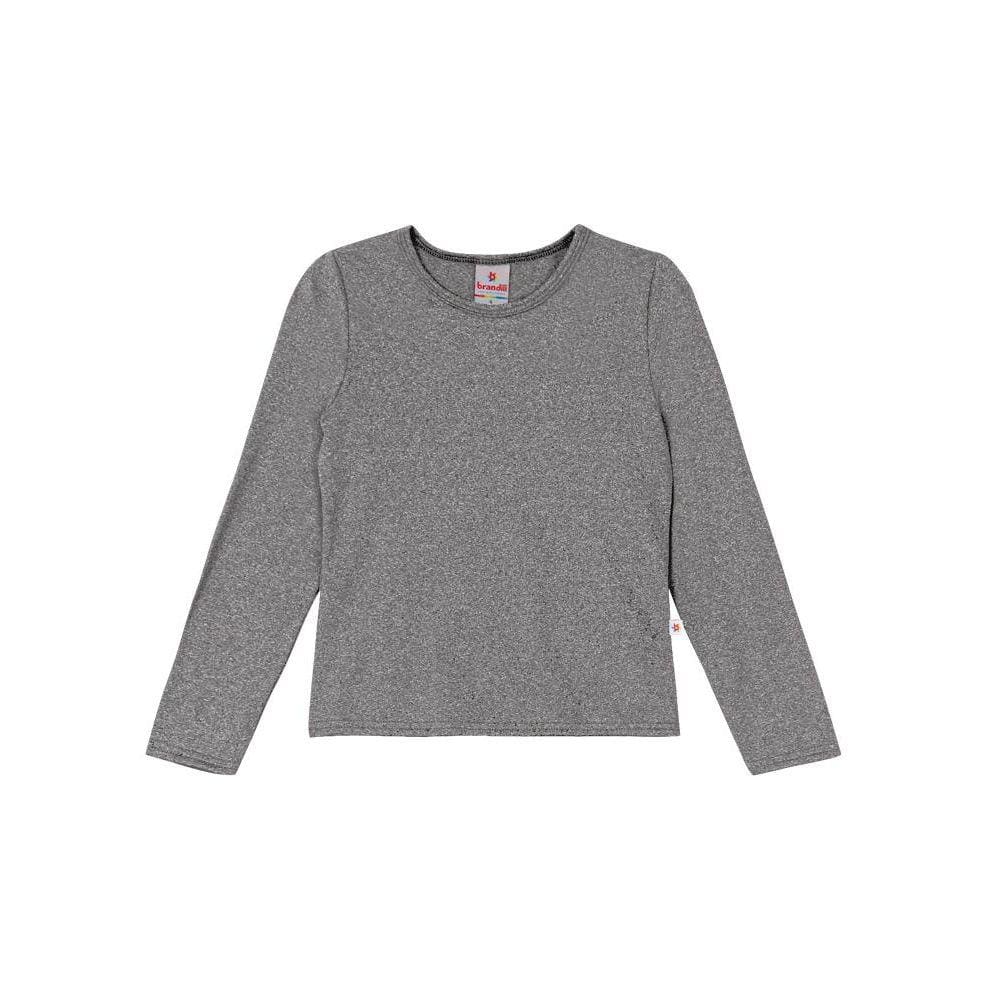 Blusa Térmica Infantil Feminina Manga Longa Brandili Ref: 80148 1/3