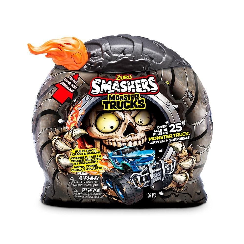 Smashers Monster Truck Laranja Série 1 - Fun Divirta-se