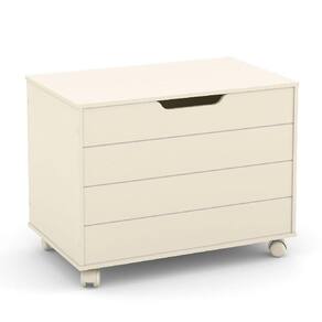 Bau Infantil Organizador Toy 100% MDF Cor Off White - Matic Móveis