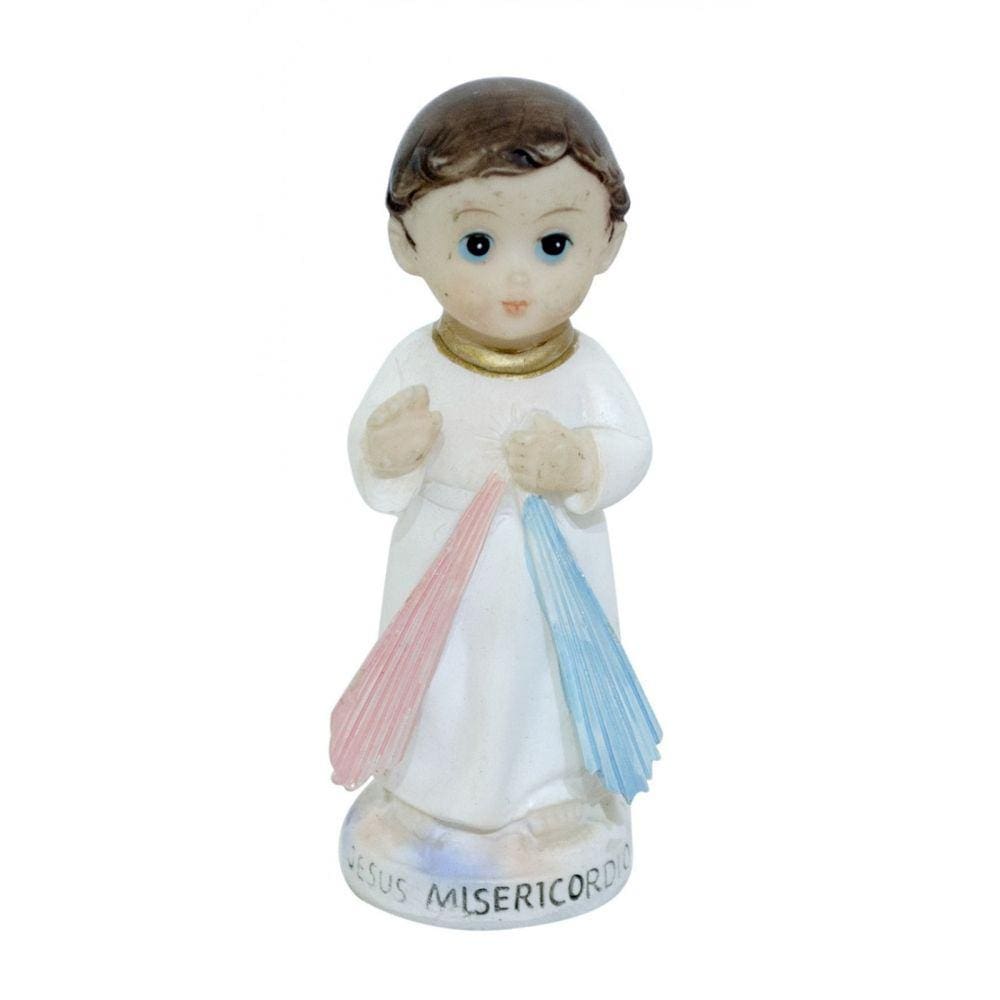 Jesus Misericordioso Infantil 9cm - Enfeite Resina