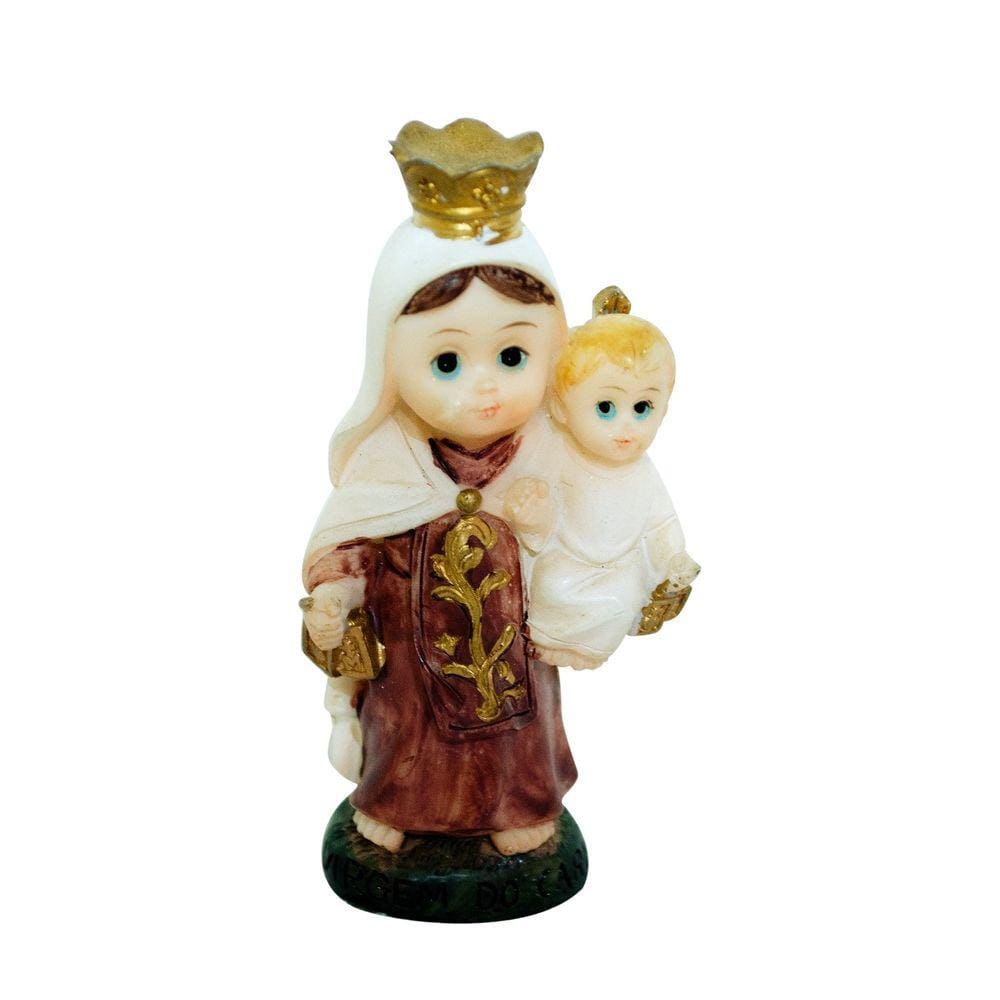 Nossa Senhora Do Carmo Pequena Infantil 8cm - Enfeite Resina