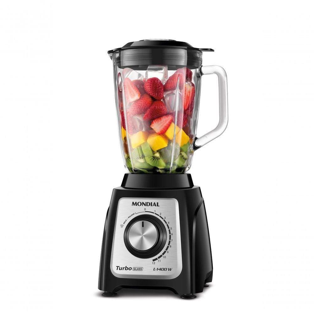 Liquidificador Mondial Turbo Glass L-1400-Gi L-1400-Gi 127V/60Hz
