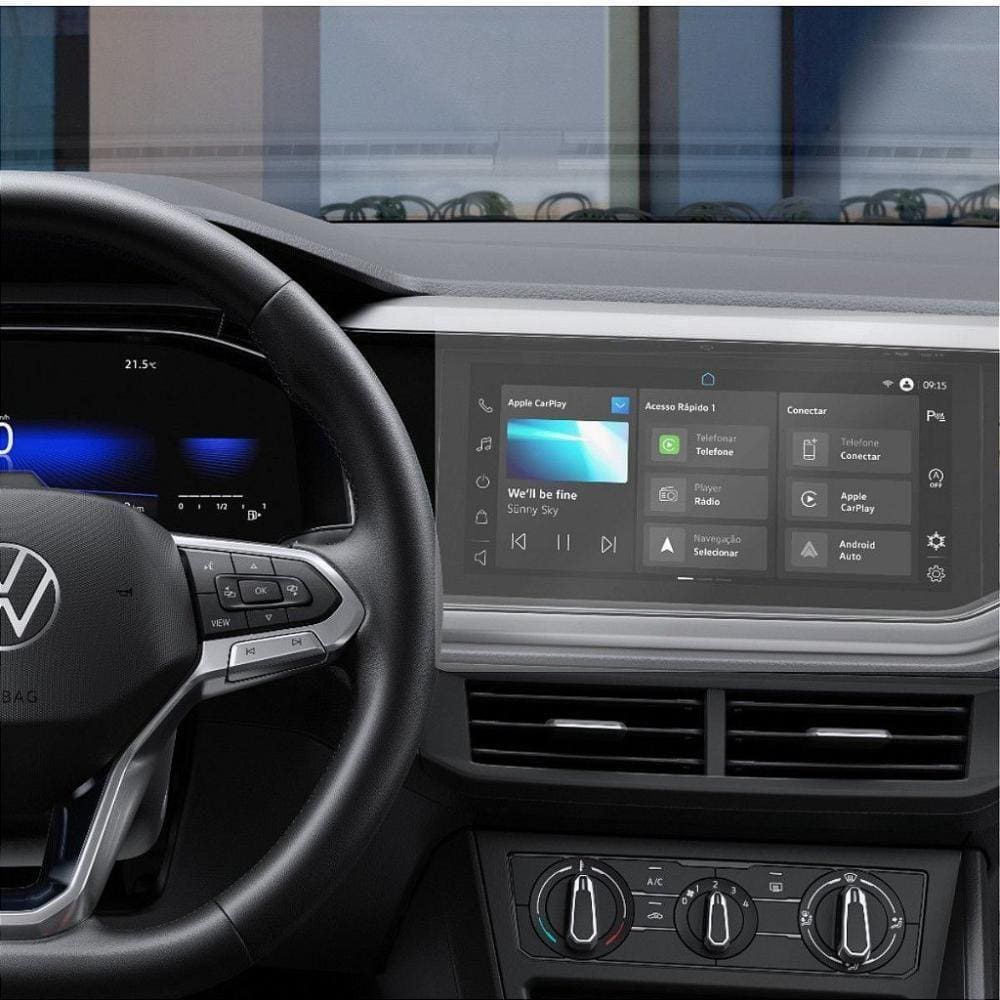 Película Para Volkswagen Nivus 2021 ,2022, 2023 (Vw Play) - Hydrogel Hd - Gshield