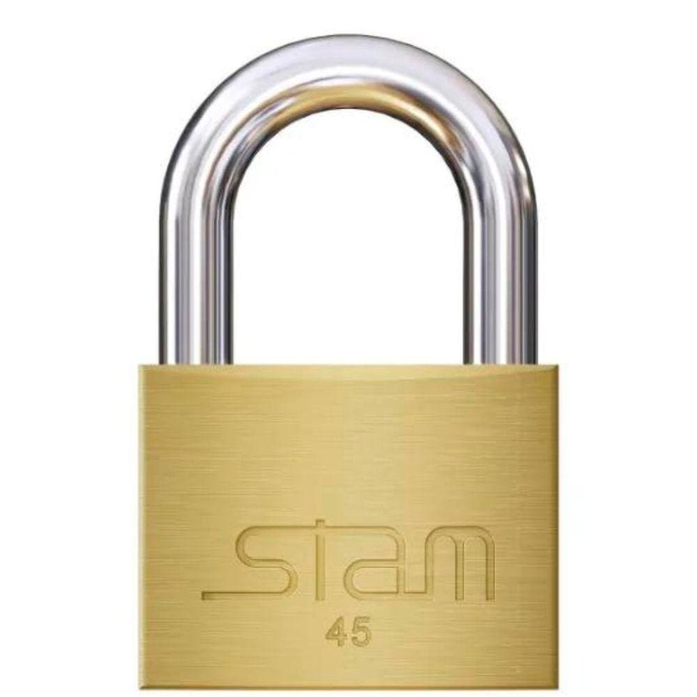 Cadeado 45 Mm Latao Macico Stam