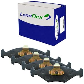 Kit Pastilha Freio Escort 1.6 1.8 83 A 92 Dianteira Lonaflex