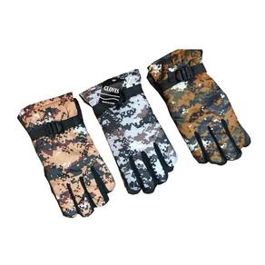 Luva Masculina Térmica Camuflada - Impermeável Forro Pelúcia Frio Intenso: Motociclista Motoqueiro