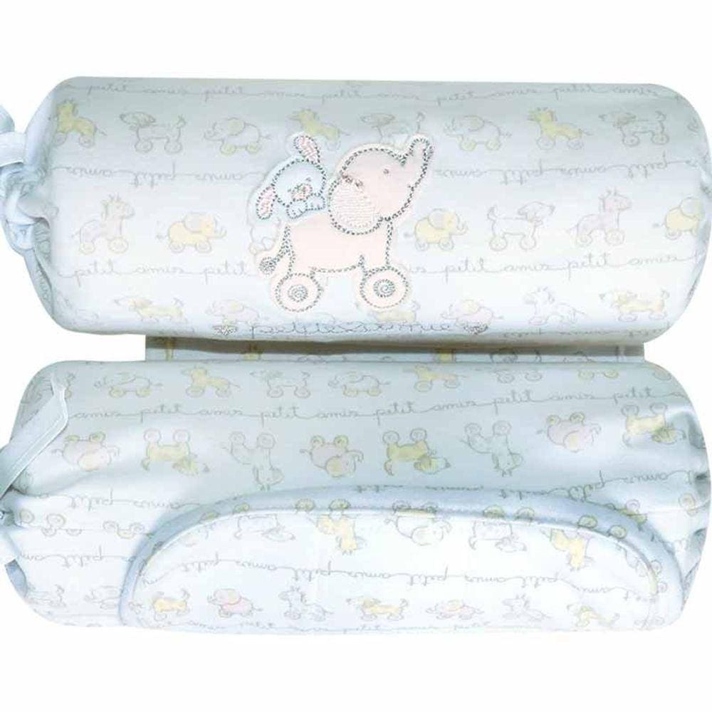 Segura nenê em malha suedine Brinquedos Elefantinha Branca