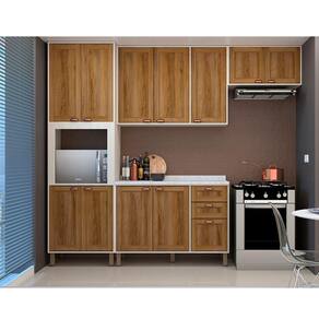 Cozinha Modulada Compacta com 4 Peças e Tampo Sofia Luciane Móveis