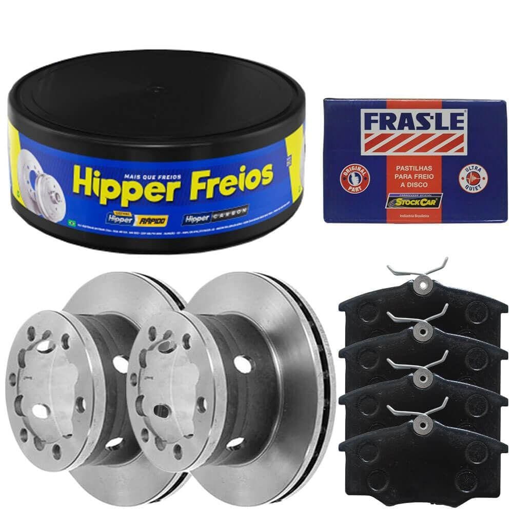 Kit Pastilha Disco Freio Sprinter 413 2000 A 2002 Traseiro