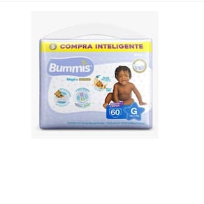 Fralda Infantil Capricho Bummis Premium Hiper G C/60 Unidades