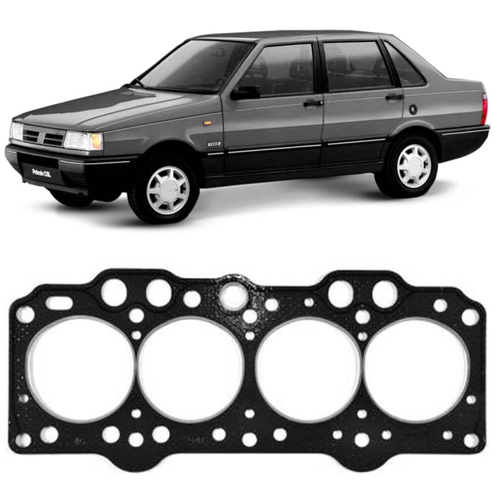 Junta Cabeçote Motor Fiat Prêmio 1.0 1.3 85 A 91 Fibra Sabó