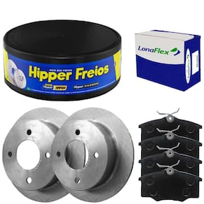Kit Pastilha Disco Freio Gol G4 G5 2005 A 2009 Dianteiro