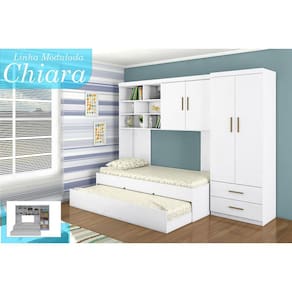 Jogo de Quarto Infantil Completo Chiara Branco - Phoenix Baby