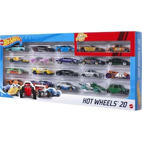 Pacote Com 20 Carrinhos Hot Wheels