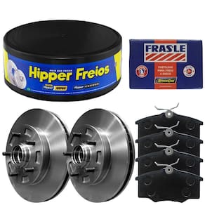 Kit Pastilha Disco Freio S10 4x2 97 A 2011 Diant Vent C/cubo