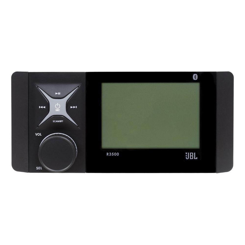 Central Multimídia JBL Marine Wake R3500 Tela 4  Bluetooth/USB/AM/FM/Auxiliar - 4x50w 2 O/4x30w 4 O