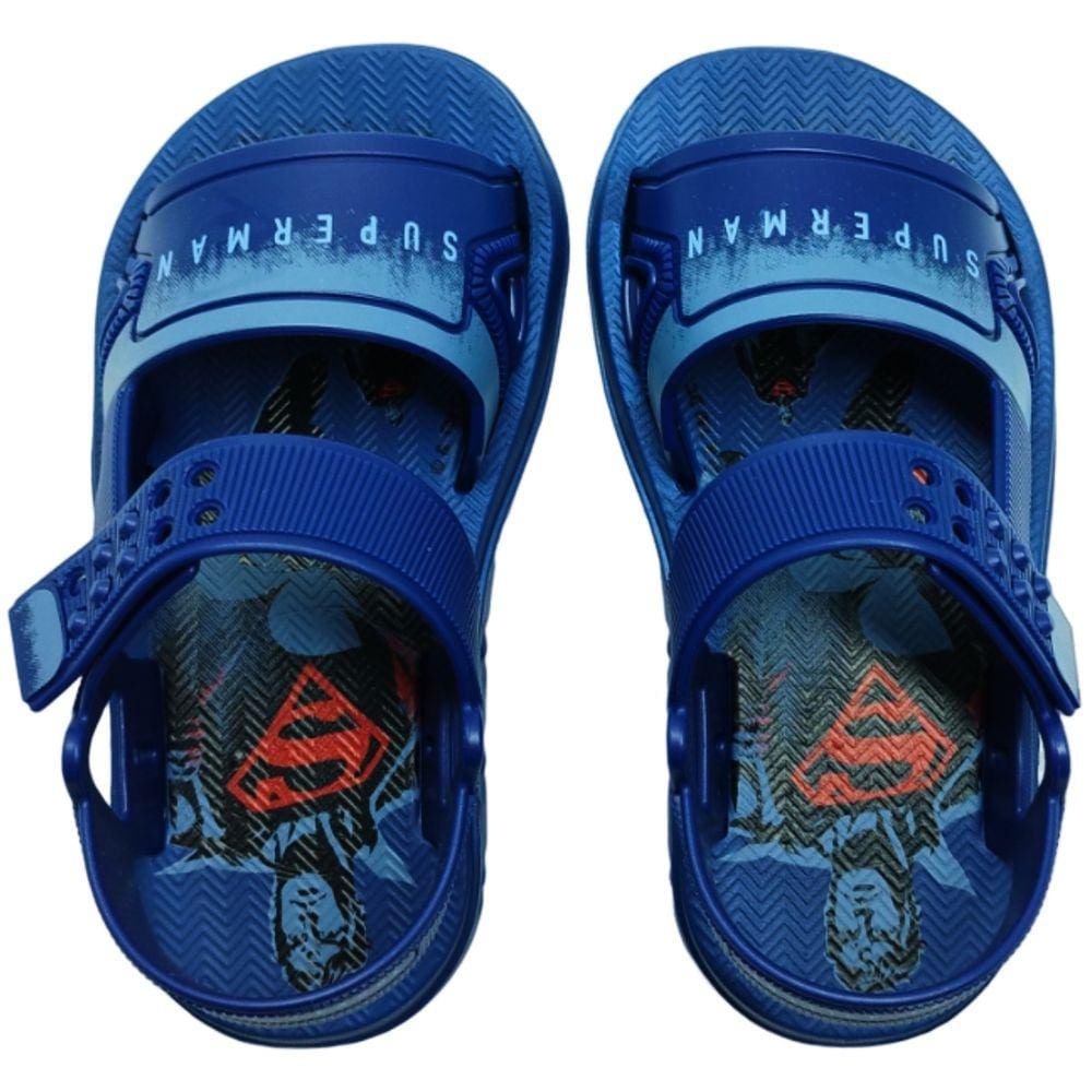 Sandália Papete Infantil Menino Dia Dia Liga Da Justiça Grendene Kids 23050