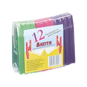 Prendedor de Roupa Kit com 12 Prendedores