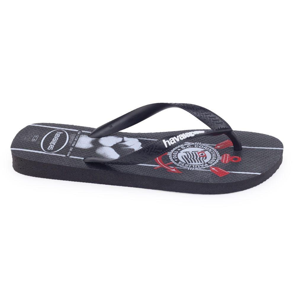 Chinelo Havaianas Time Corinthians com selo de originalidade