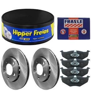 Kit Disco Pastilha Freio Fox 1.0 2003 A 2015 Diant Ventilado