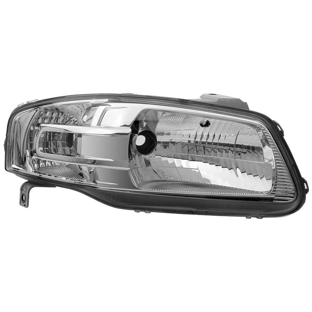 Farol Volkswagen Gol G4 Parati Saveiro 2006 a 2009 Máscara Cromada Arteb