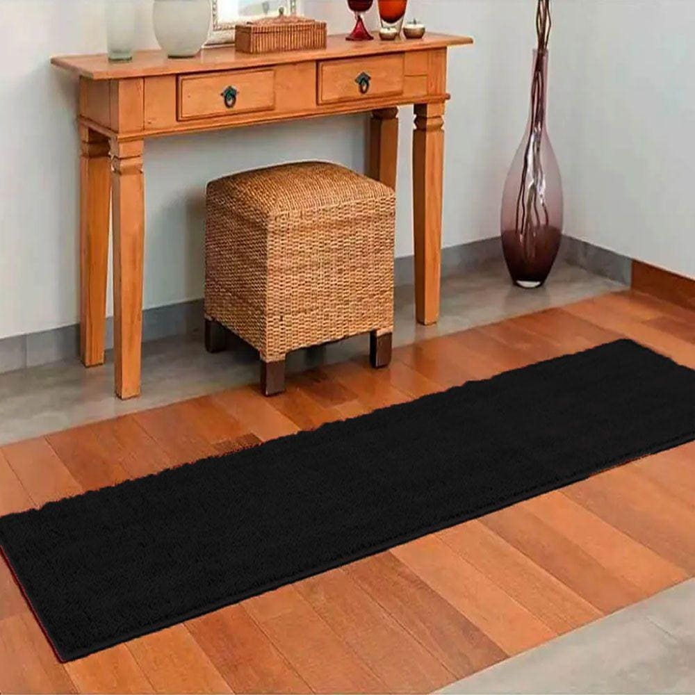 Tapete Passadeira Oasis Classic 66x230 Preto