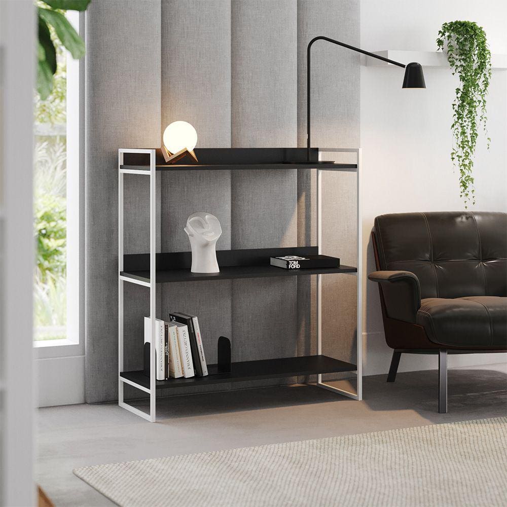 Cantinho do Café Adega Industrial Córdoba 95cm Branco e Preto