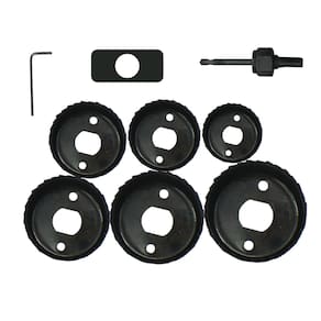 Kit Serra Copo Com 9 Peças Em Aço Carbono Fertak