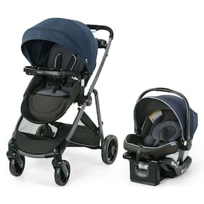 Carrinho Passeio c/ Bebê Conforto TS ModesElement Azul Graco