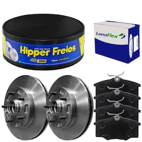 Kit Pastilha Disco Freio S10 97 A 2011 Dianteiro Ventilado C