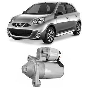 Motor Partida Arranque Nissan March 2012 A 2018 Valeo