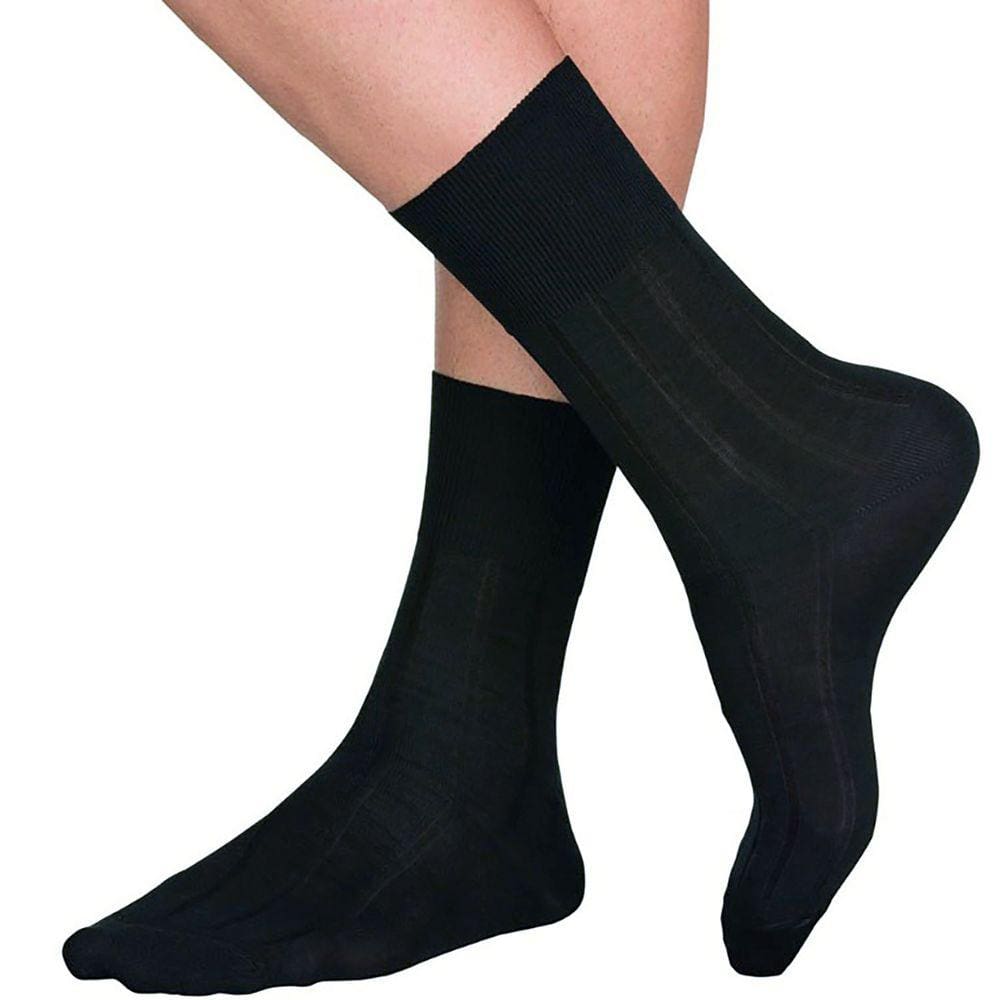  Meia Social Masculina Sport Fino Cano Alto: Kit 4 Pares