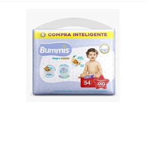 Fralda Infantil Capricho Bummis Premium Hiper Xxg C/54 Unidades