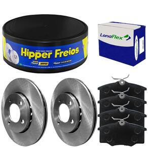 Kit Pastilha Disco Freio Corsa 96 A 2002 Dianteiro Ventilado