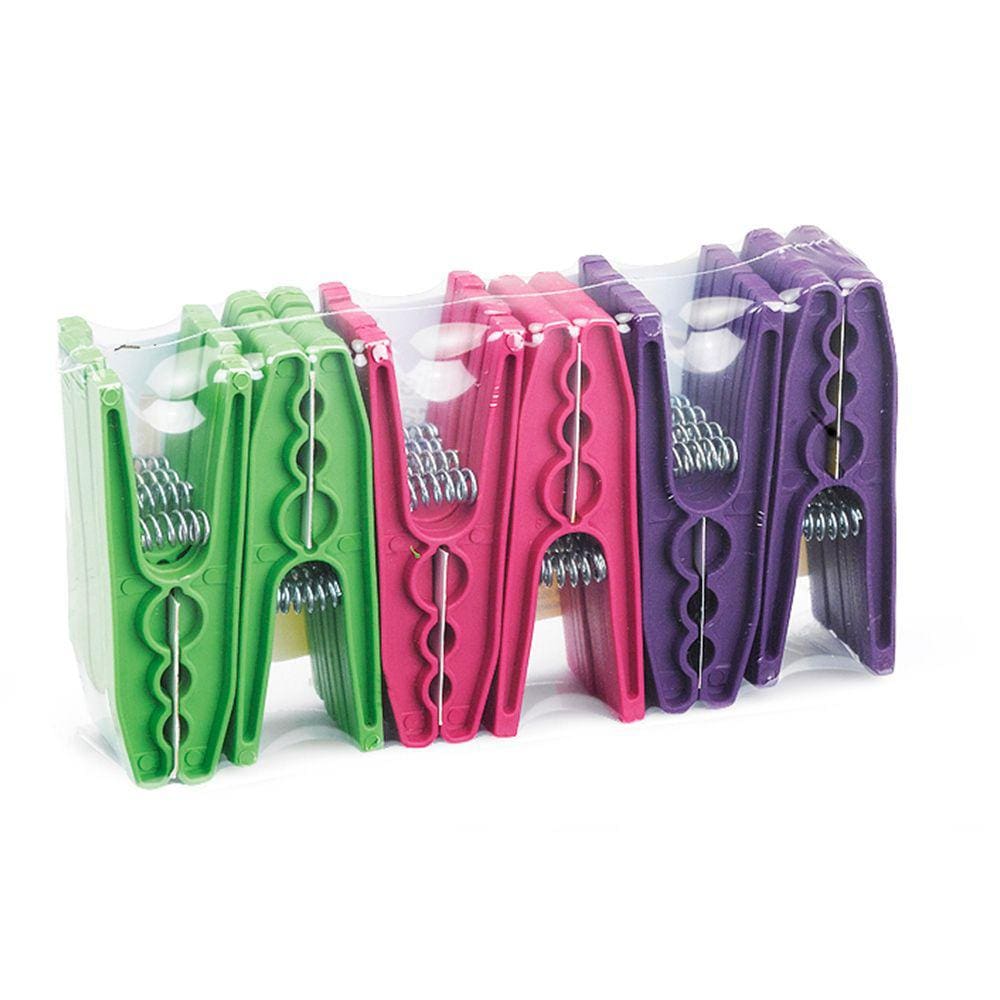 Prendedor de Roupa Kit com 24 Prendedores