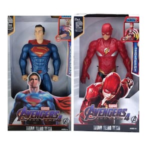 Bonecos Vingadores Articulado Avengers 30cm Com Som E Luz