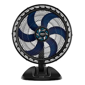 Ventilador de mesa Arno 50cm VB50 Xtreme Force Breezer Preto com Azul 127v