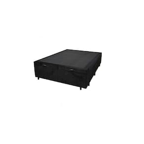 Cama Box Baú Casal Suede Preto