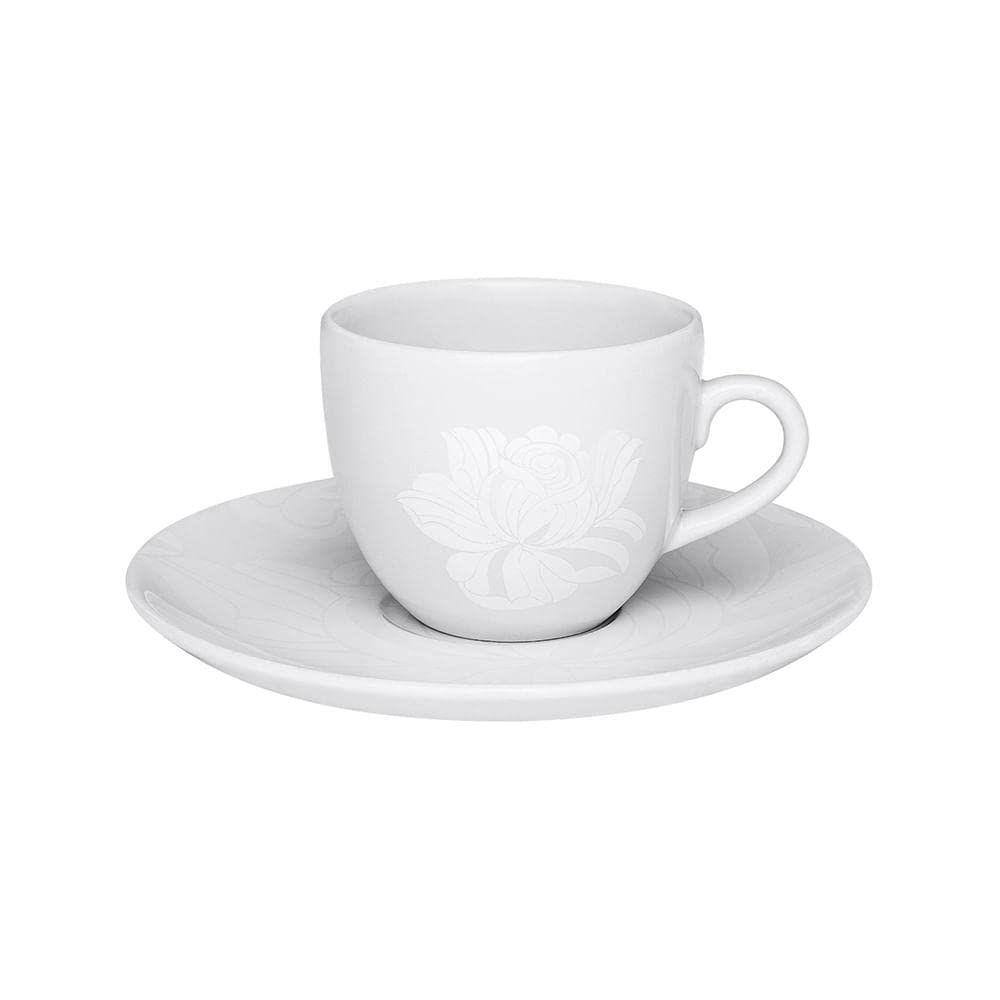 Jogo Jantar Chá e Café 42 Peças Eterna Porcelana Schmidt no Shoptime, jogo  de chá e café completo 