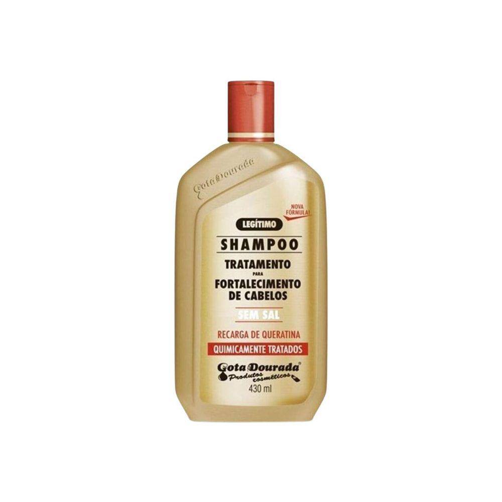 Shampoo Gota Dourada 430ml Fortalecimento Quimicamente