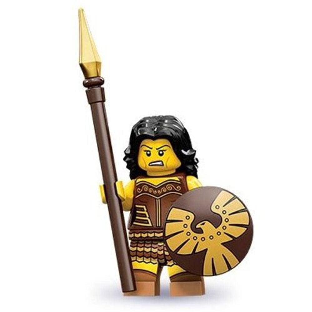 Mini Boneco Lego Guerreira Série 10