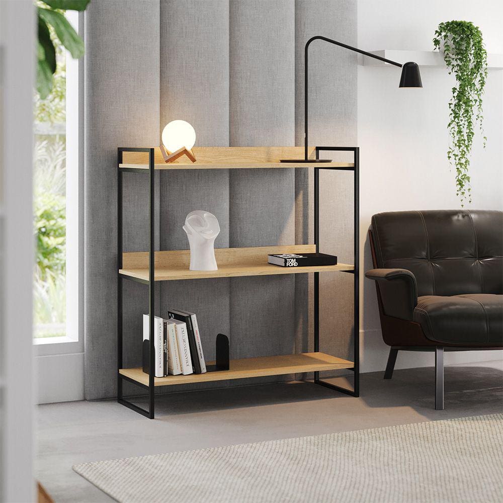 Cantinho do Café Adega Industrial Córdoba 95cm Preto e Castanho