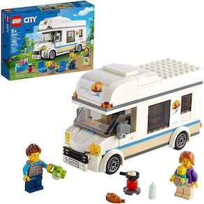 LEGO City Holiday Camper Van 60283 Kit de Construção; Brinquedo de Férias Legais para Crianças, Novo 2021 (190 Peças)