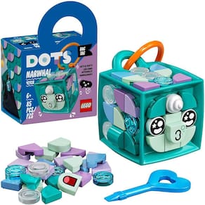 LEGO DOTS Bag Tag Nar 41928 DIY Craft Decorations Kit; Presente para crianças que gostam de fazer seus próprios acessórios de etiqueta de bolsa; Faz u