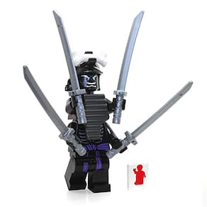 Minifigura LEGO Ninjago Legacy - Lord Garmadon (com quatro braços e 4 espadas)