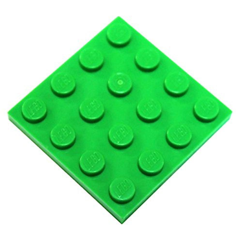 Peças e peças LEGO: Placa 4x4 verde brilhante x50