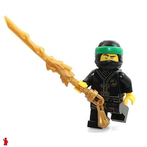 LEGO Ninjago Minifigura - Lloyd Black Wu-Cru Treinamento Gi L