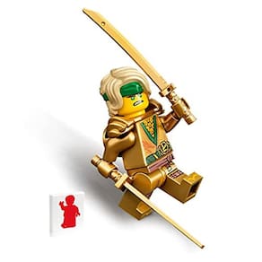 Minifigura LEGO NINJAGO Legacy - Lloyd (Golden Ninja) com espadas duplas 71735