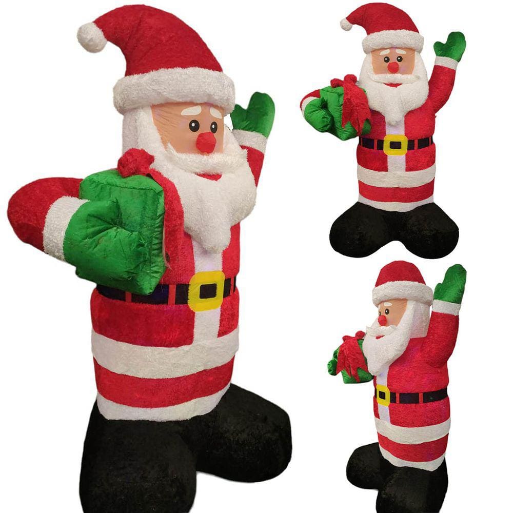 Papai Noel Gigante Inflavel 2 Metros 40cm Natal Natalino Decoraçao Comemoraçao Evento Festa Fim De Ano Casa